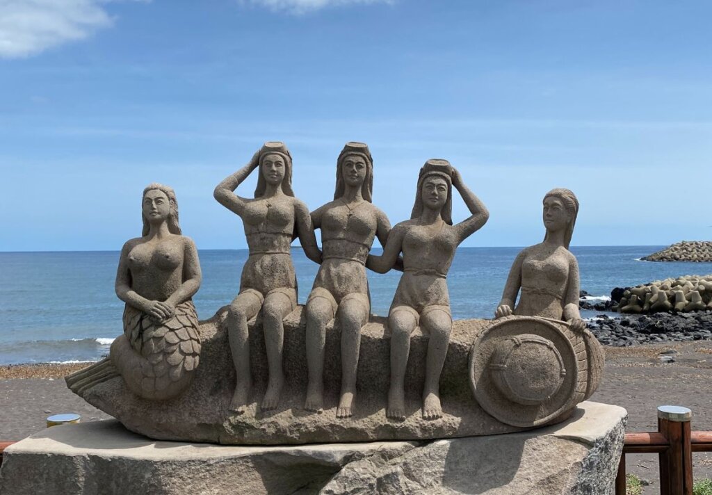 濟州島海女雕像